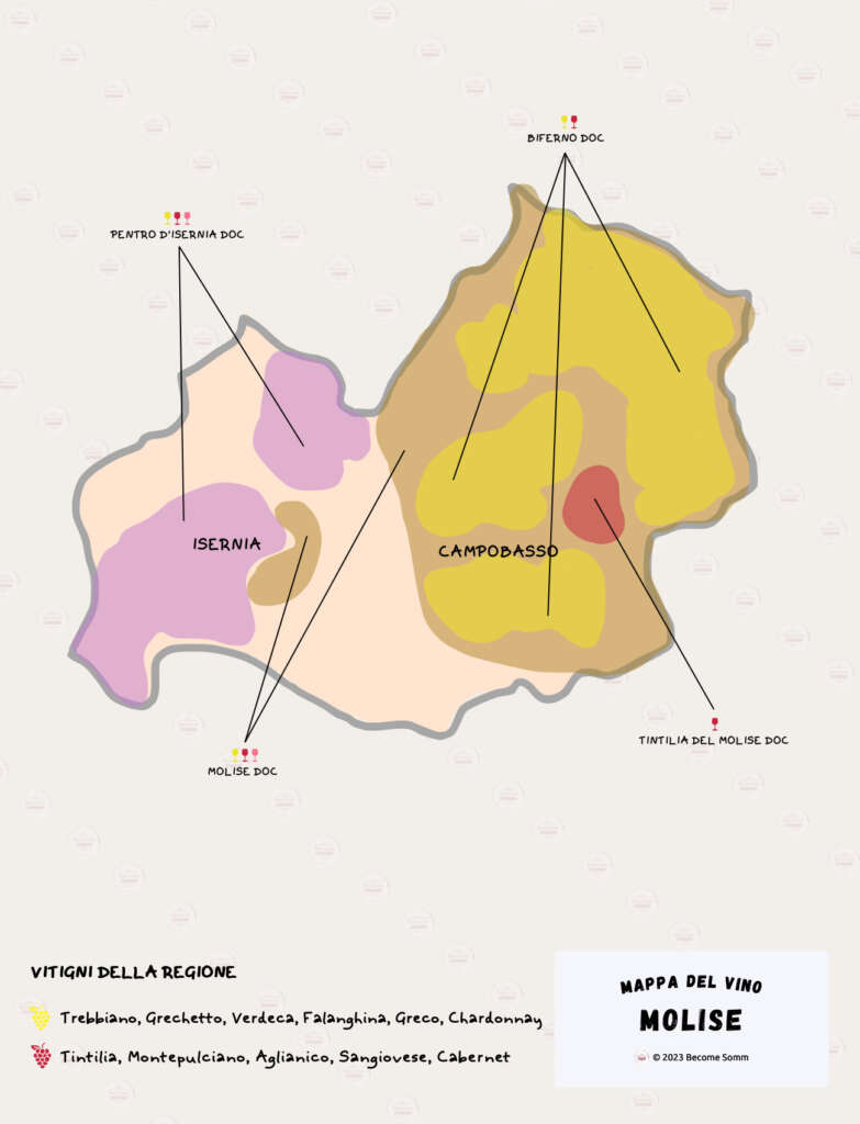 wine map mappa del vino molise